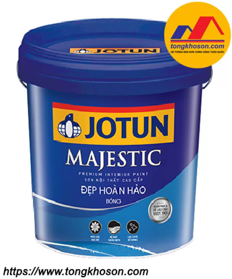 Sơn Jotun Majestic bóng dành cho nội thất (#JU MAJESTIC ĐHHB)