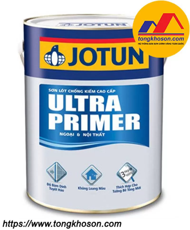 Sơn lót chống kiềm nội ngoại thất Jotun Ultra Primer lon 5 Lít (#JU CK ULTRA)