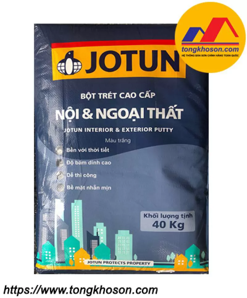 Bột bả nội và ngoại thất Jotun Putty (#JU BB001)