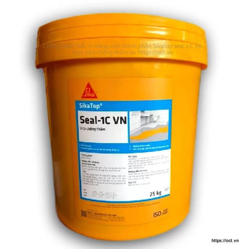 SikaTopSeal-1CVN-25Kg chống thấm một thành phần