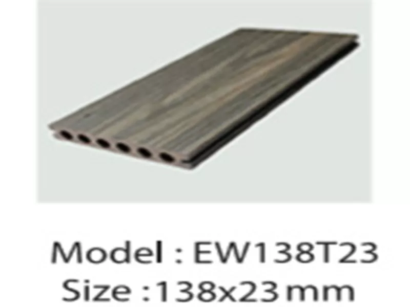Sàn Gỗ Nhựa Ngoài Trời EW138T23 - Á Đông Floor Hotline: 0936229198