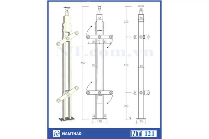 Trụ lan can Nam Thao NT 121