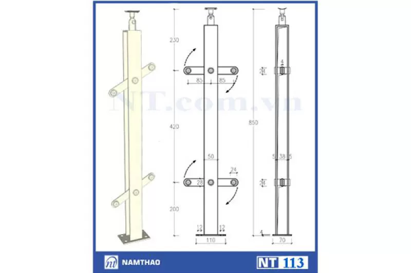 Trụ lan can Nam Thao NT113
