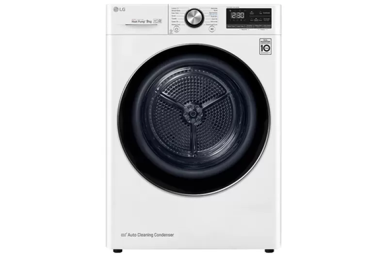 giá giảm SỐC : 16390k Máy sấy bơm nhiệt LG 9 Kg DVHP09W