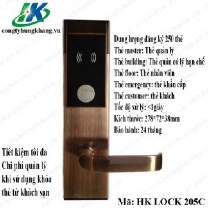 Khoá thẻ từ khách sạn giá rẻ