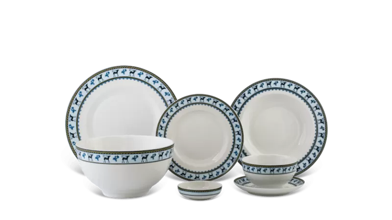 Bộ bàn ăn 23 sản phẩm - Camellia - Lộc Lạc 