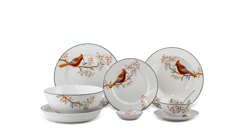 Bộ bàn ăn 23 sản phẩm - Jasmine - Quả Đầu Mùa
