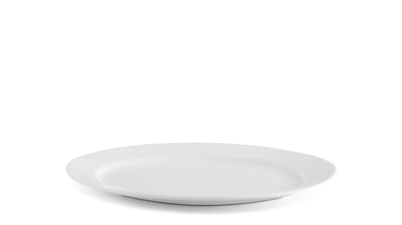 Dĩa oval 21 cm - Jasmine Ly's - Trắng Ngà