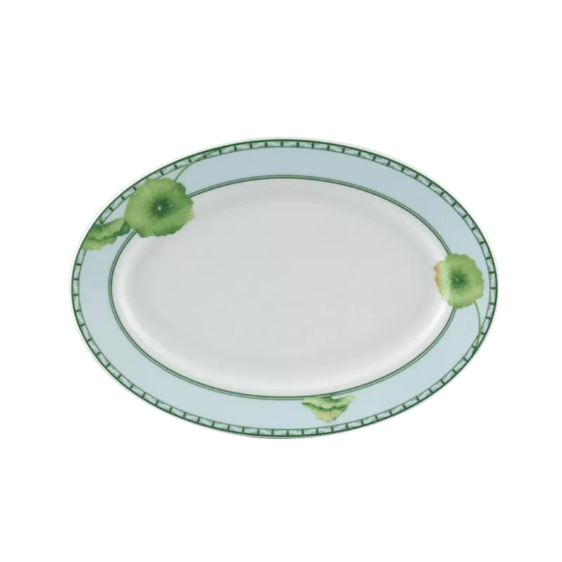 Dĩa oval 32 cm - Jasmine - Tích Tuyết Thảo 