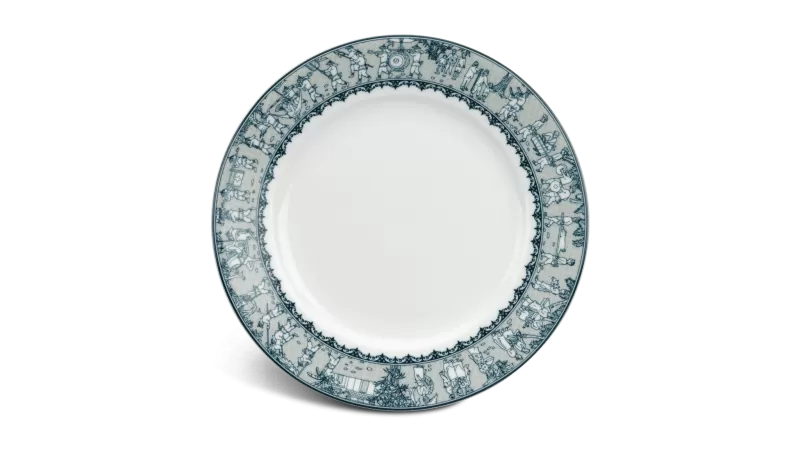 Dĩa tròn 18 cm - Jasmine - Vinh Quy Nhạt
