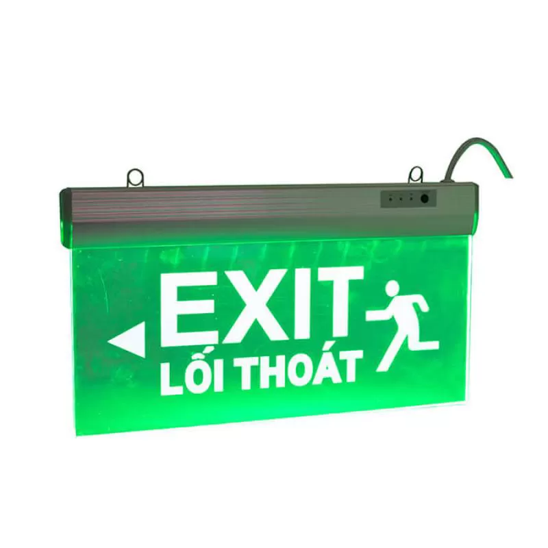 Đèn LED Exit Chỉ Dẫn 1 Mặt 2W Rạng Đông D CD01 40×20/2.2W