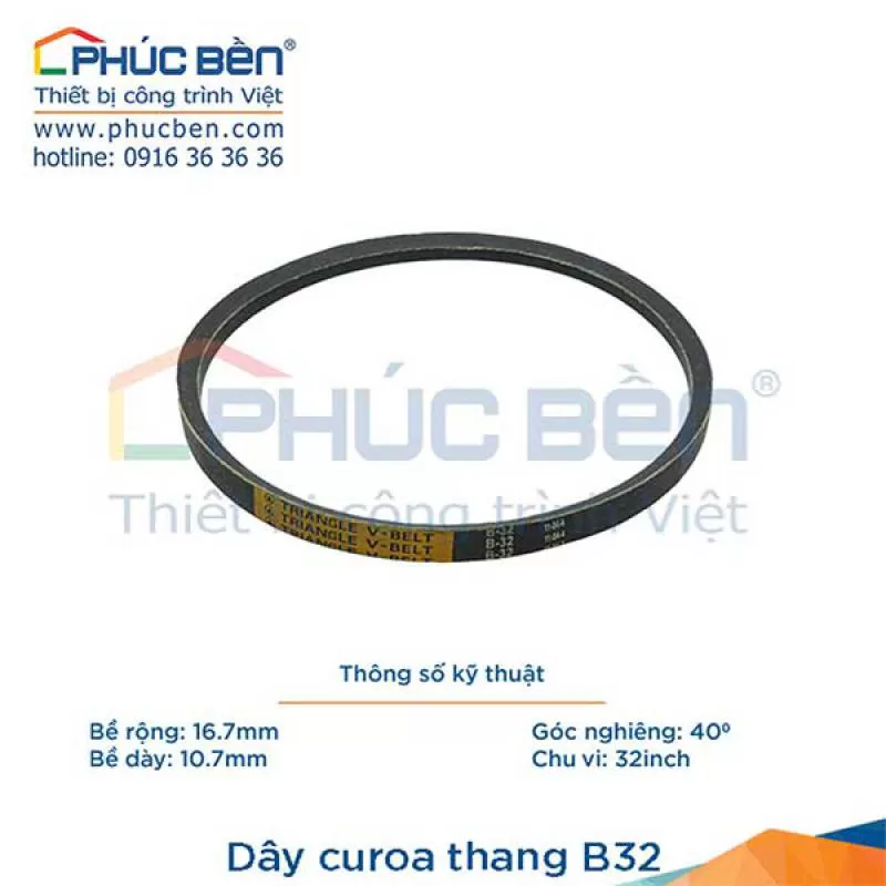 Dây curoa thang B32