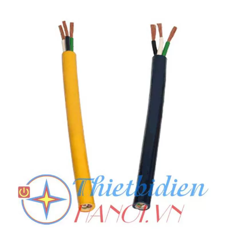 Dây điện Cadivi, dây tròn đặc 3 ruột VCmt-3x2,5