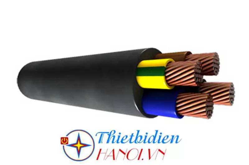 Dây điện Goldcup, dây tròn đặc 4 ruột CVV 4x2.5
