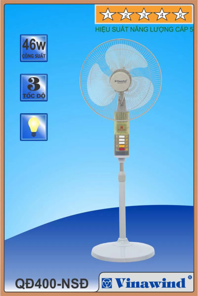 Quạt đứng Vinawind 450 - NSĐ