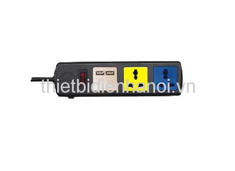 Ổ cắm kéo dài đa năng có cổng sạc USB 5V-1A (3D32NUSB)