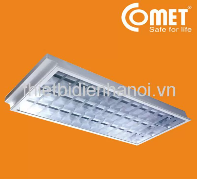 Máng đèn tán quang ECO (lắp nổi) Comet 18W/4 Bóng (CSR412/E)