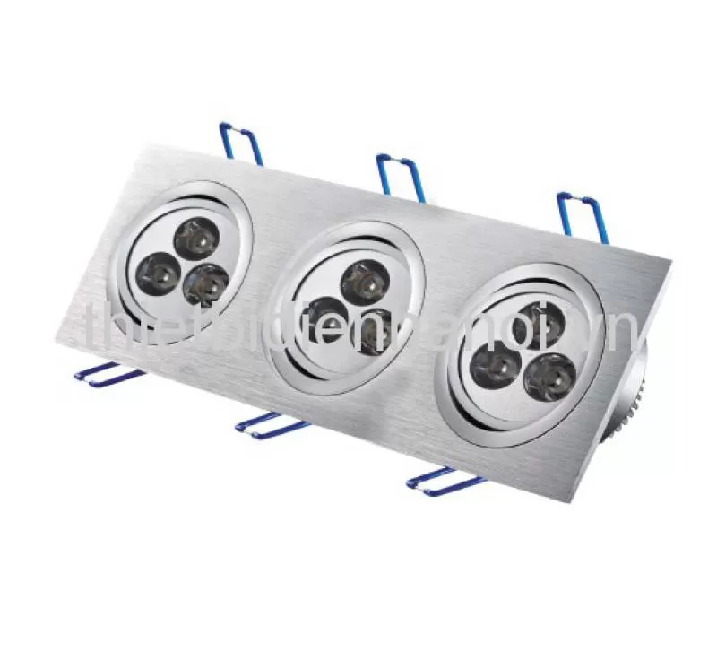 Đèn Led âm trần Comet 3x3x1W/ L250 W91 H45 (CM211-3x3D)
