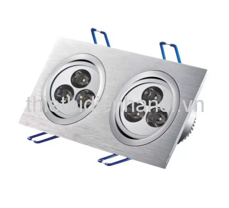 Đèn Led âm trần Comet 2x3x1W/ L165 W91 H45 (CM211-2x3D) 