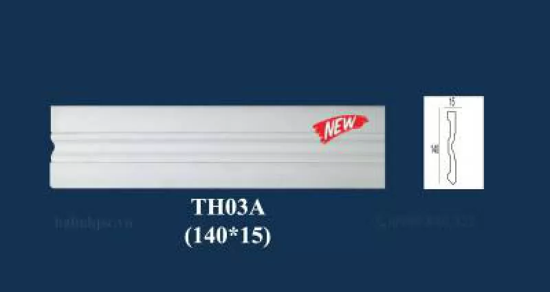 Phào chỉ PS ốp chân tường TH03A