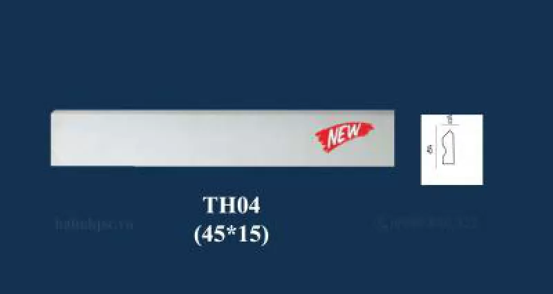 Phào chỉ PS ốp chân tường TH04