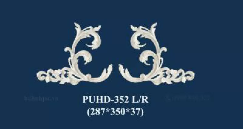 Hoa văn trang trí nhựa PU cao cấp PUHD-352 LR