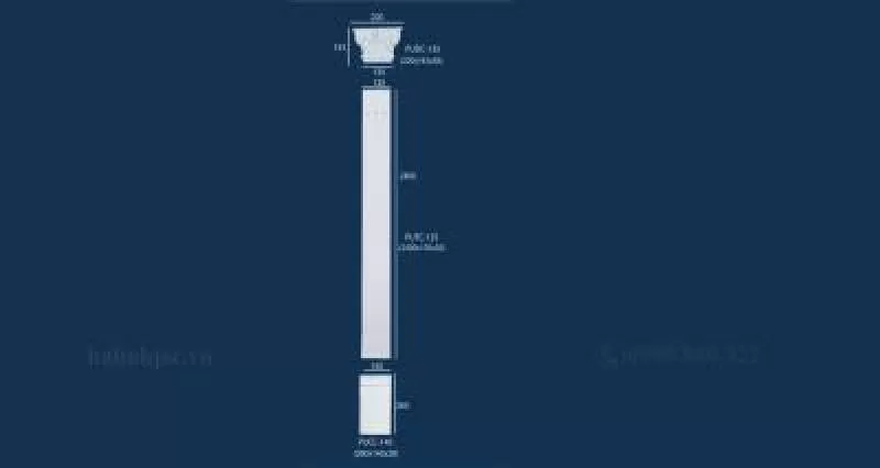 Bộ cột PU cao cấp: PUDC-135, PUTC-135, PUCC-140