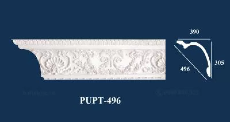 Phào cổ trần PU hoa văn PUPT - 496
