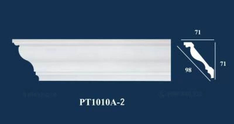 Sản phẩm PS phủ phim - Phào trần PT1010A-2