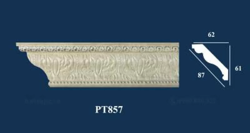 Phào PS hoa văn 07 - Phào góc PT857