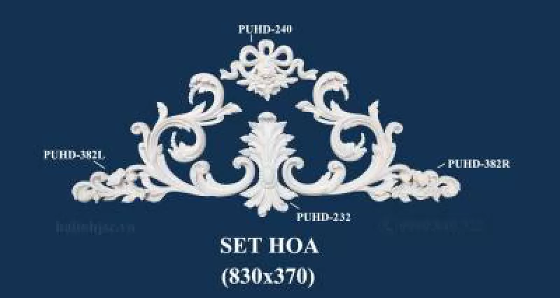 Set hoa Pu trang trí cao cấp SET 627