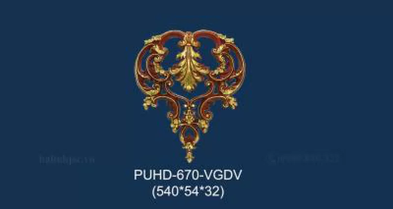 Hoa văn trang trí PU cao cấp PUHD-670-VGDV