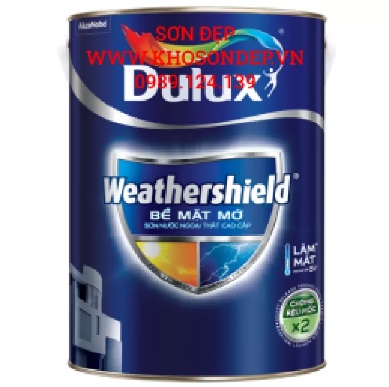 Sơn Dulux Weathershield BJ9 Bề Mặt Bóng 5l