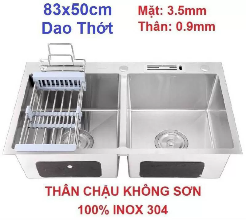 Chậu rửa chén Inox 8350K