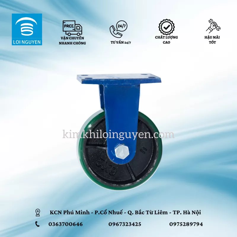 STN100.T : Bánh siêu tải nặng 10 cm 