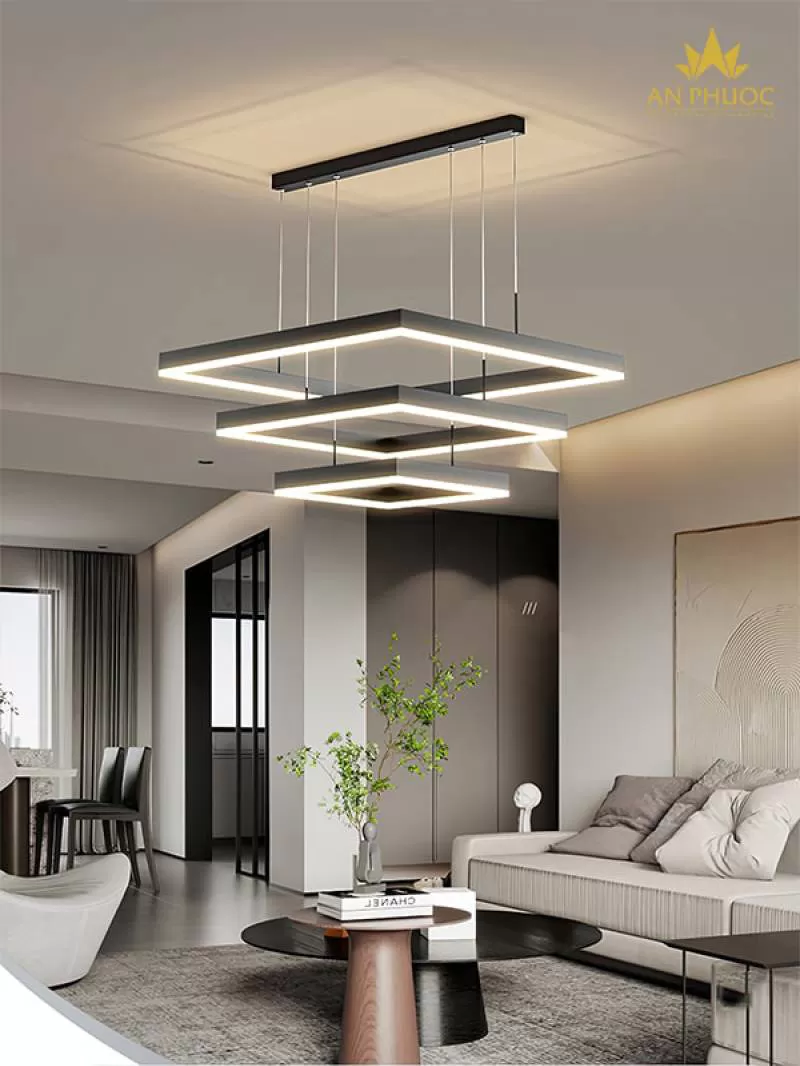 Đèn thả hiện đại 3 tầng V1906-1 BK