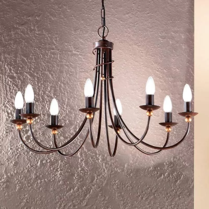 Đèn chùm sắt DCHUM0134