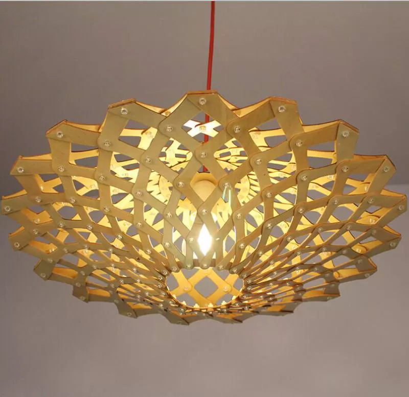 Đèn thả gỗ DTH2002