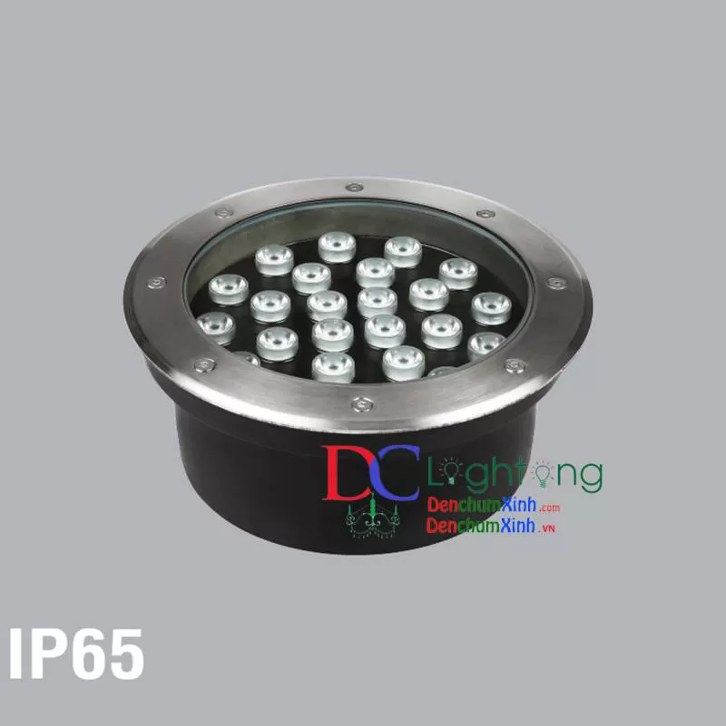 Đèn led âm đất MPE LUG - 24W lắp biệt thự