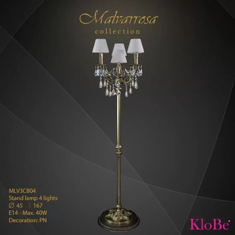 Đèn Đứng Để Sàn Đồng Klobe (TBN) MLV3CB/04