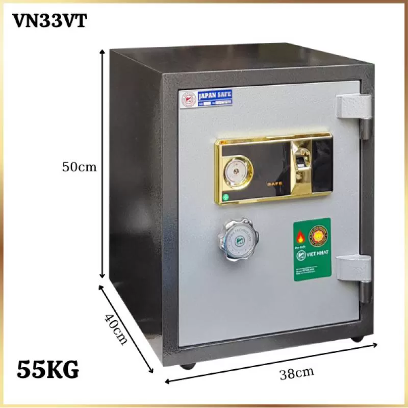 Két sắt vân tay Việt Nhật VN33VT [ chính hãng- cao cấp]