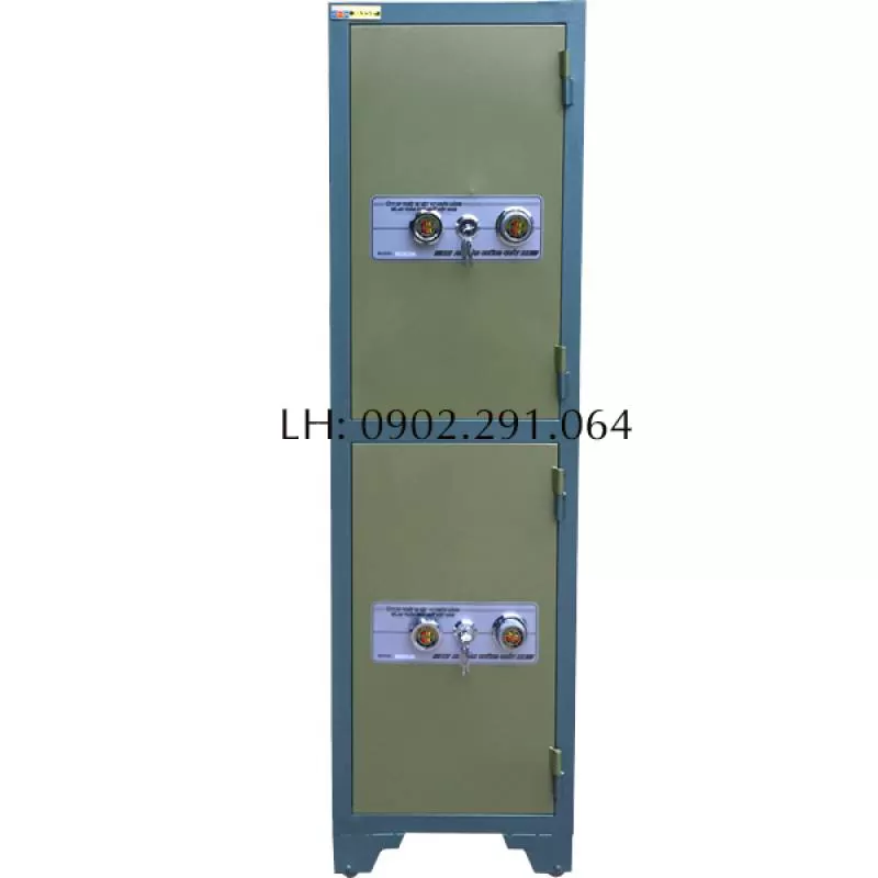 Tủ bảo mật đơn 2 tầng BM-2T khóa cơ