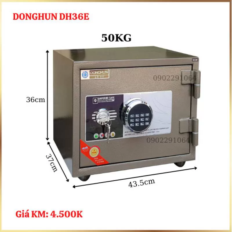 Két sắt Hàn Quốc Donghun DH36E điện tử 