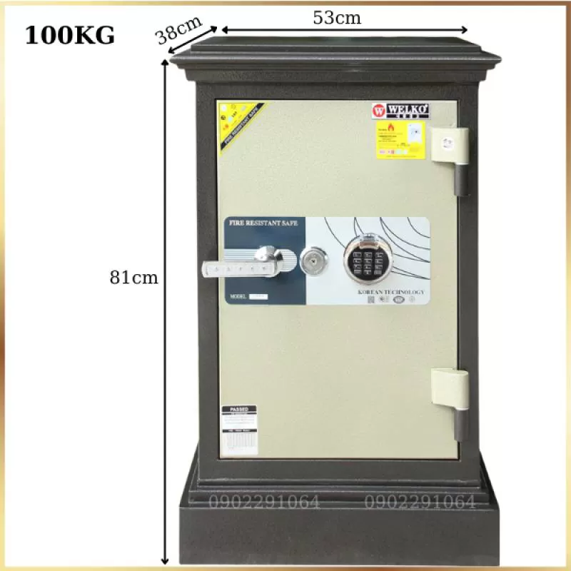 Két sắt vân tay welko KN54VT gia đình văn phòng 