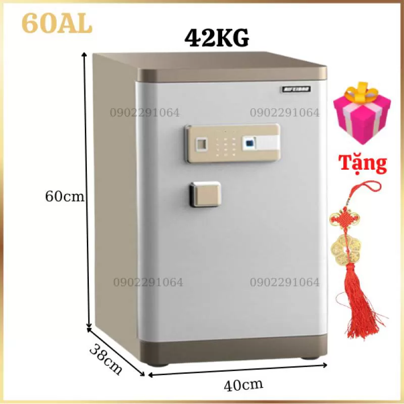 Két sắt thông minh Aifebao HK-M/D-60AL cảnh báo mở két về smartphone 
