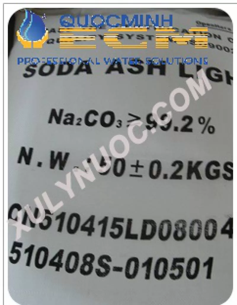 SODA ASH LIGHT(NA2CO3 99%) - Xử Lý Nước