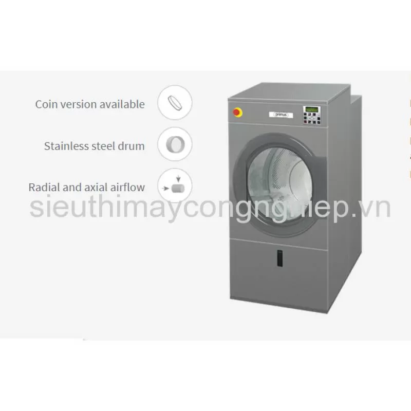 Máy sấy công nghiệp Primus T16 HP 16Kg