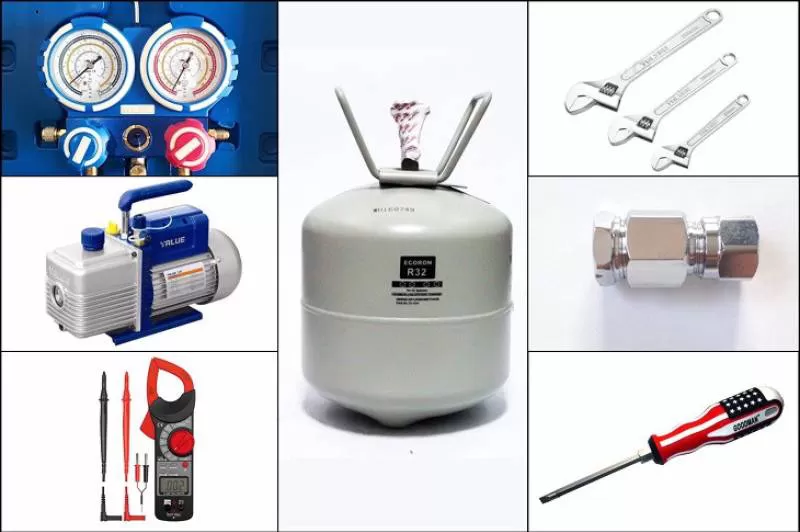 Cách khóa gas và nạp gas cho điều hòa đơn giản