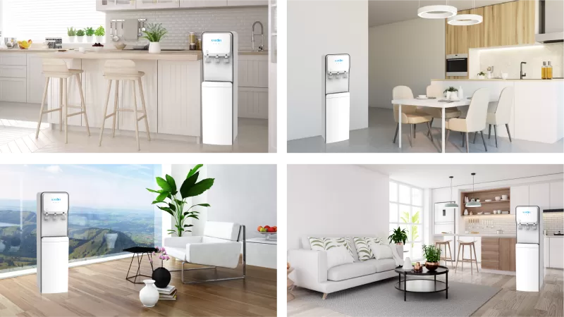 Cách chọn vị trị lắp đặt cho máy lọc nước - cây nước nóng lạnh trong nhà