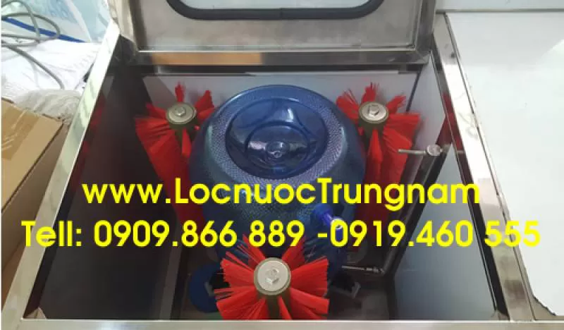 Máy Rửa Bình Tự Động 20 Lít, 21 lít -Chổi giữa máy rửa bình nước tinh khiết
